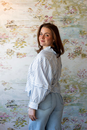 Taliyah Top | Blue Stripe