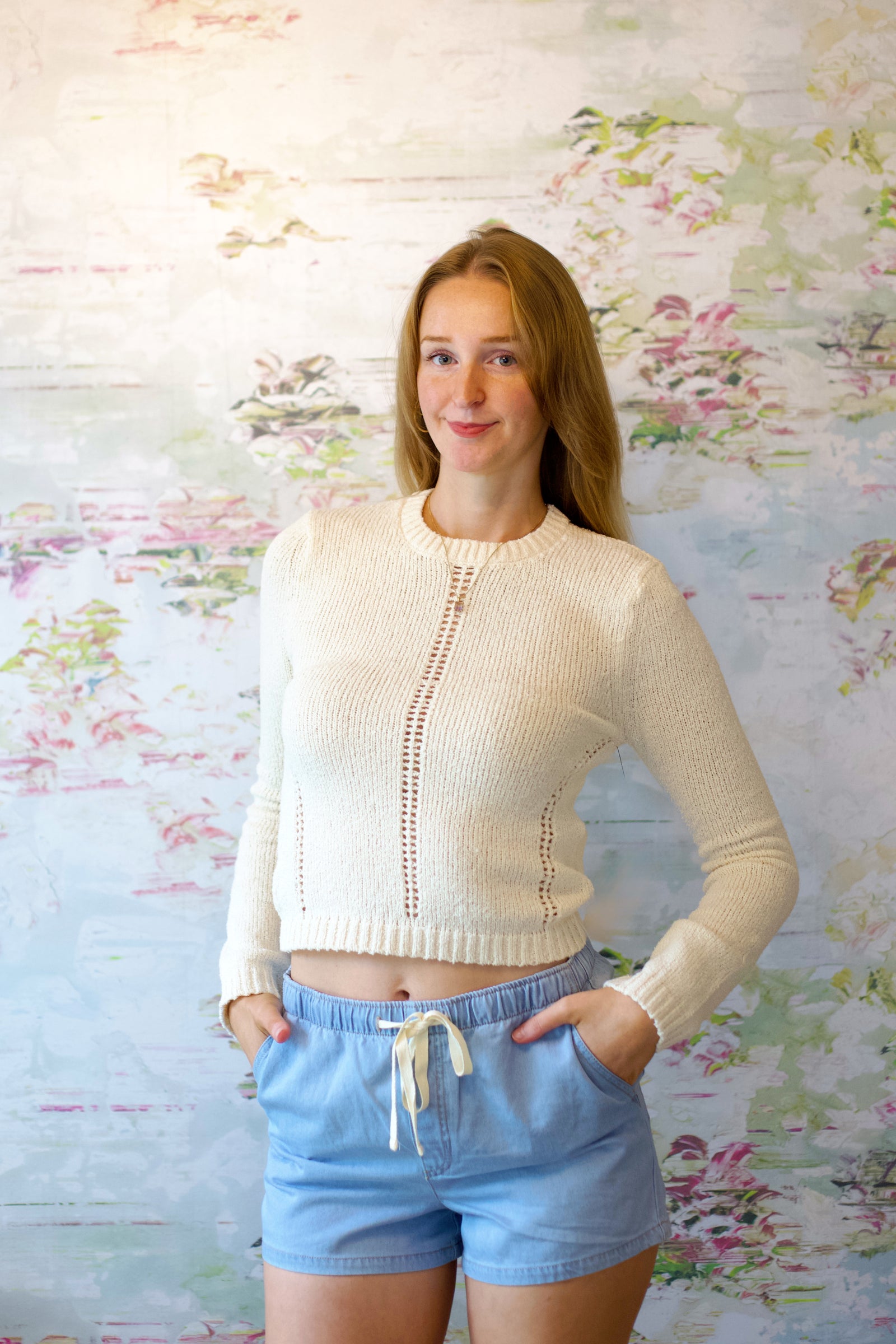 Sweet Clare Sweater | White Cap