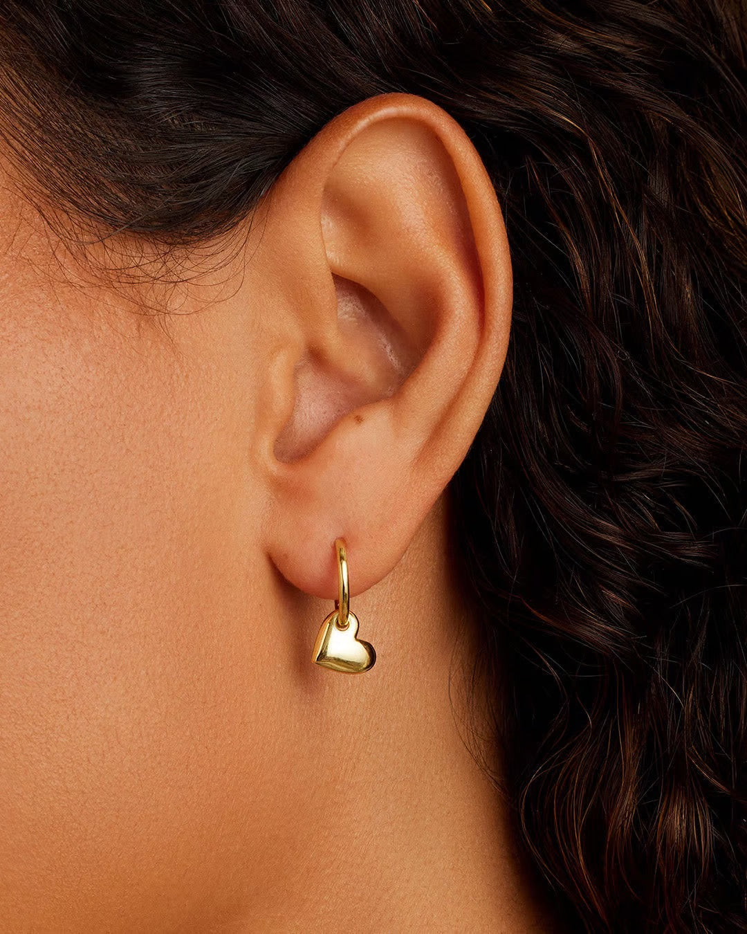 Lou Heart Huggies | Gold