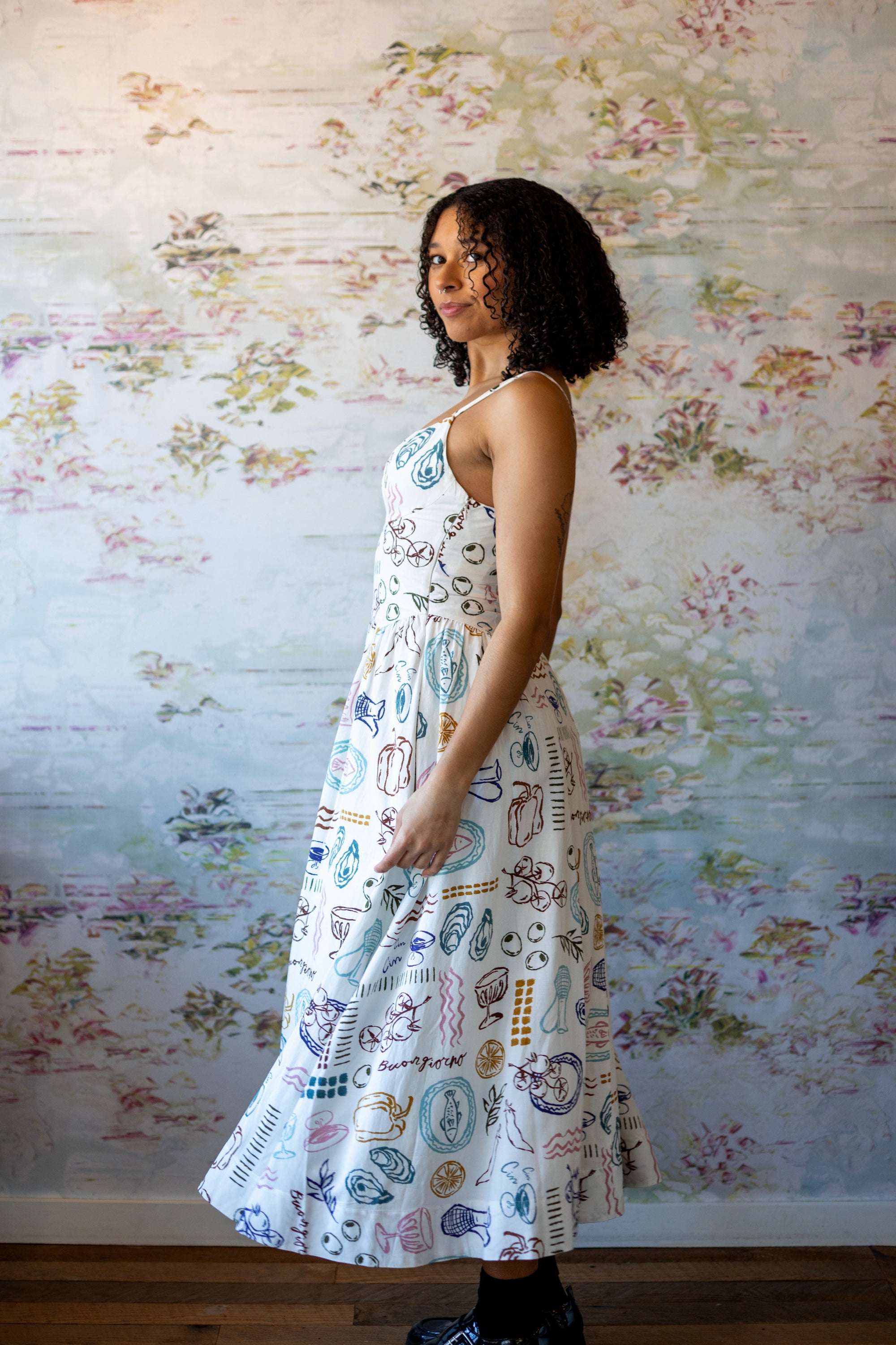 Ansley Dress | Off White Picnic - Three Sisters Boutique Ansley Dress | Off White Picnic - Three Sisters Boutique