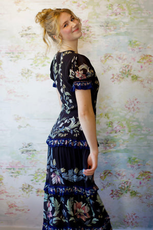 Natalia Black Maxi Dress