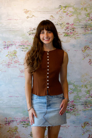 Tilly Vest | Honey Bronze