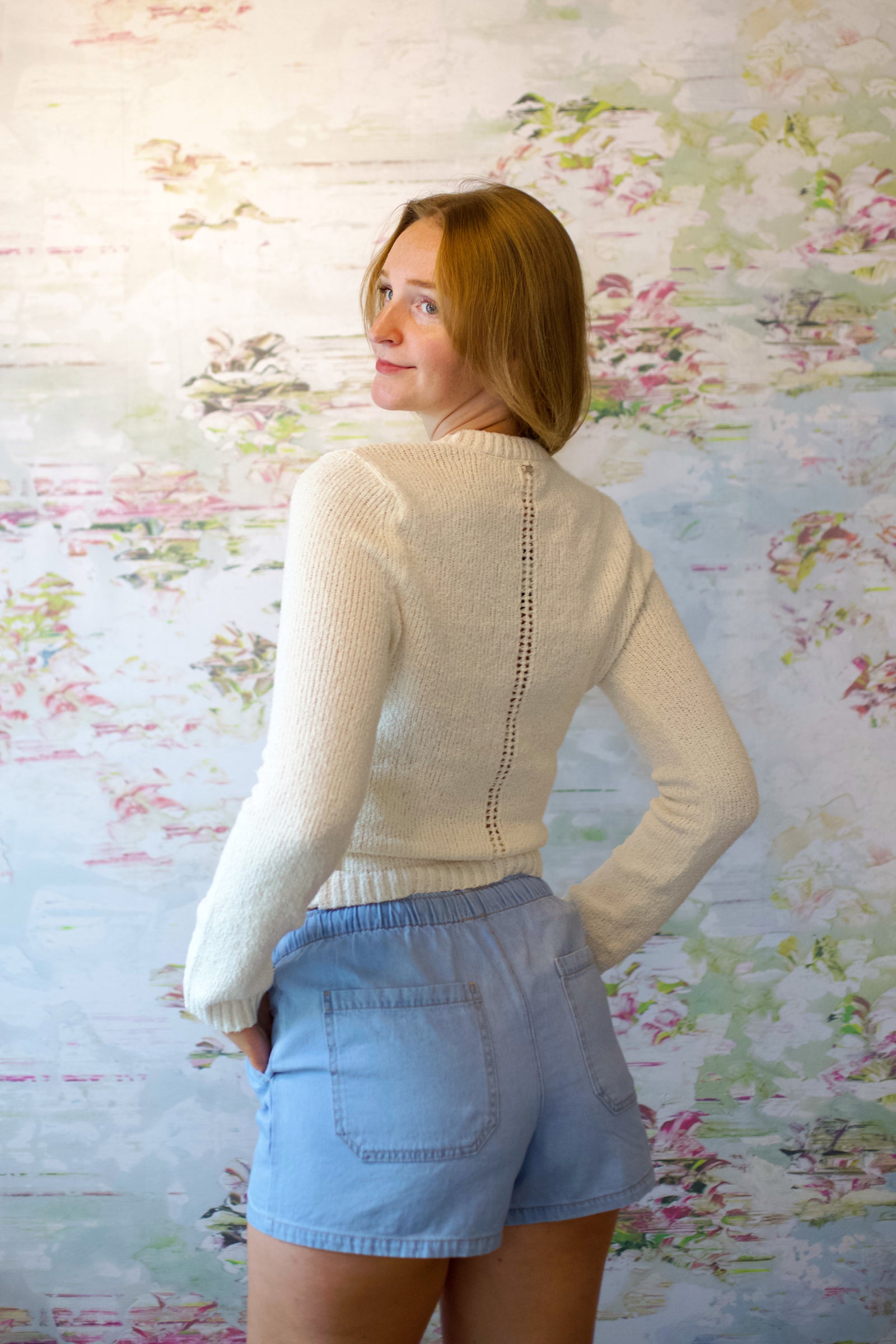 Sweet Clare Sweater | White Cap