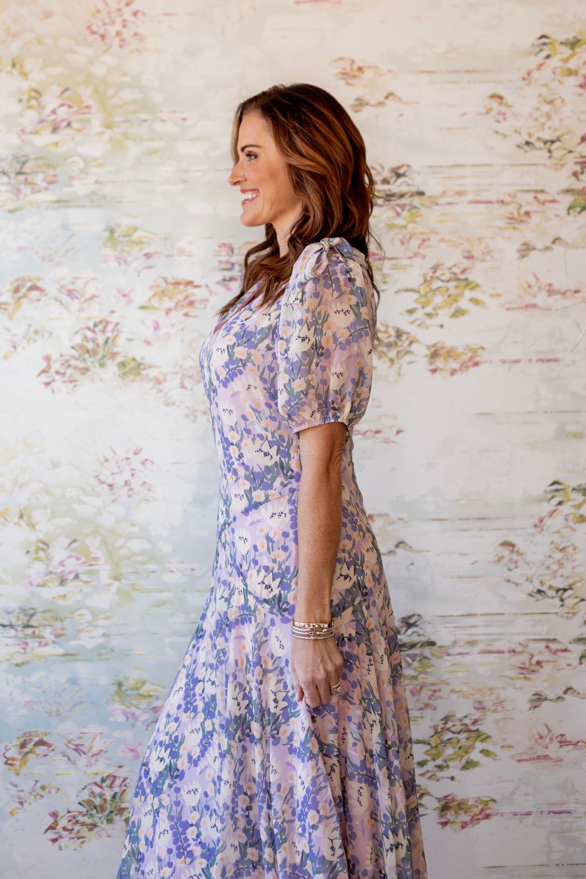 jessenia maxi dress Jessenia Dress | Lilac Floral