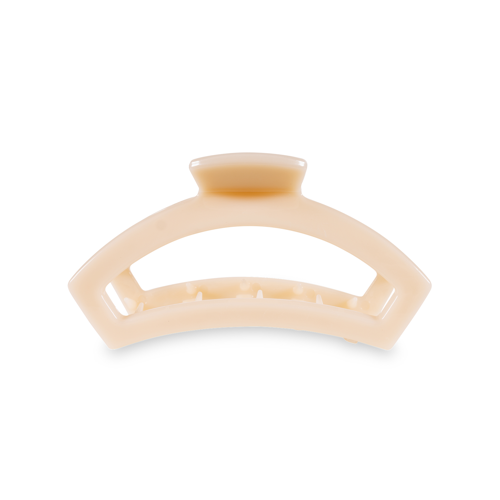 Open Almond Beige Medium Hair Clip