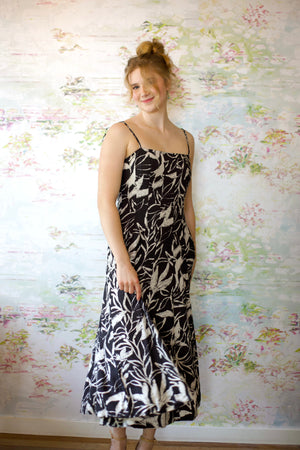 Trisha Dress | Black Floral