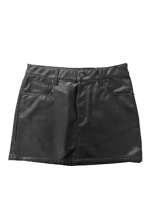 90s Relaxed Mini Leatherette