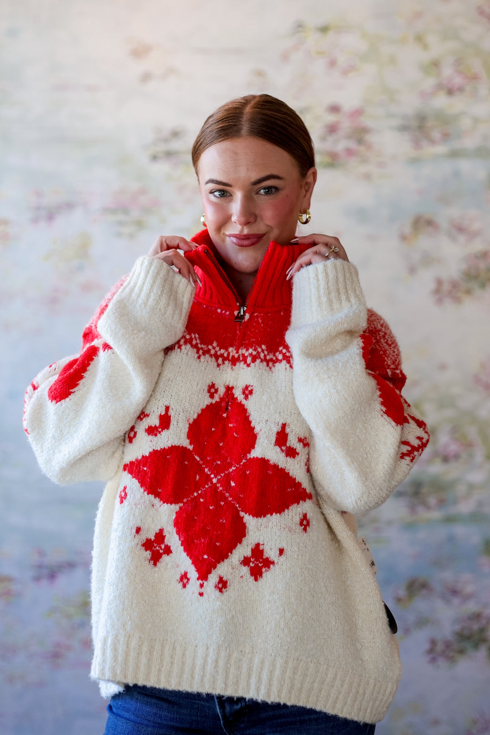 Mythical Sweater | Vanilla Scarlet Combo