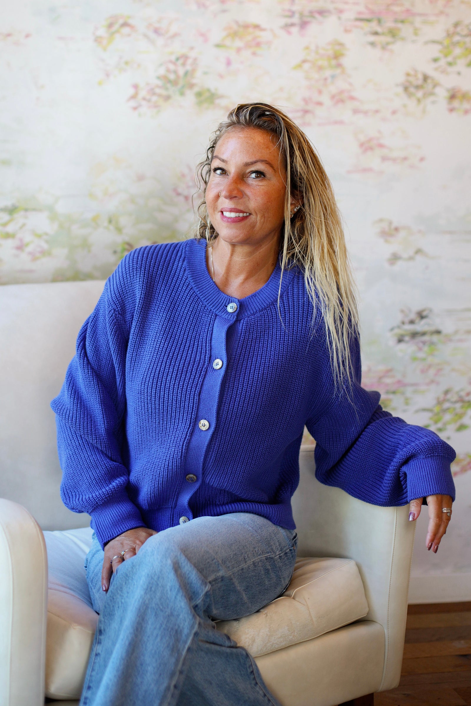 Vienna Cardigan | Blue Beam