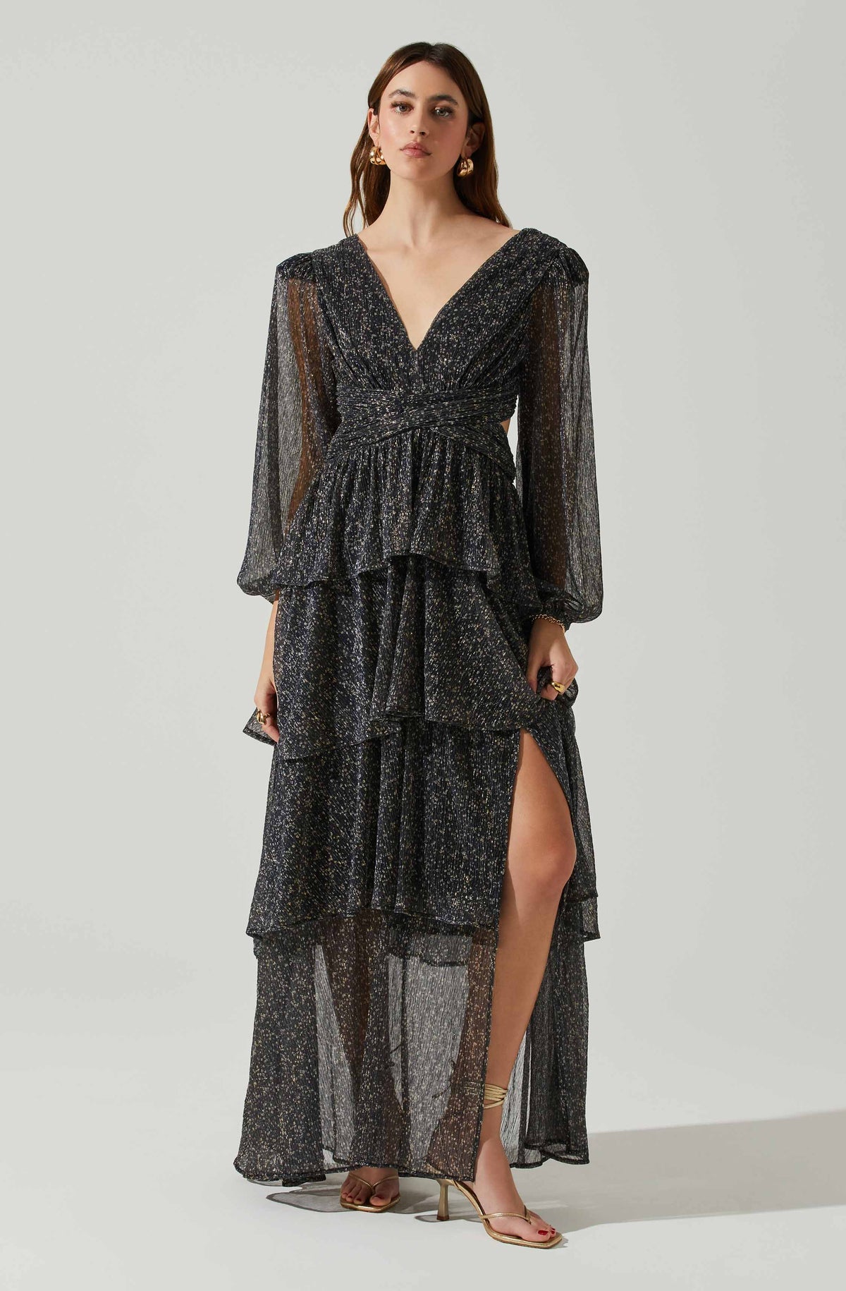 Anora Dress | Black Multi
