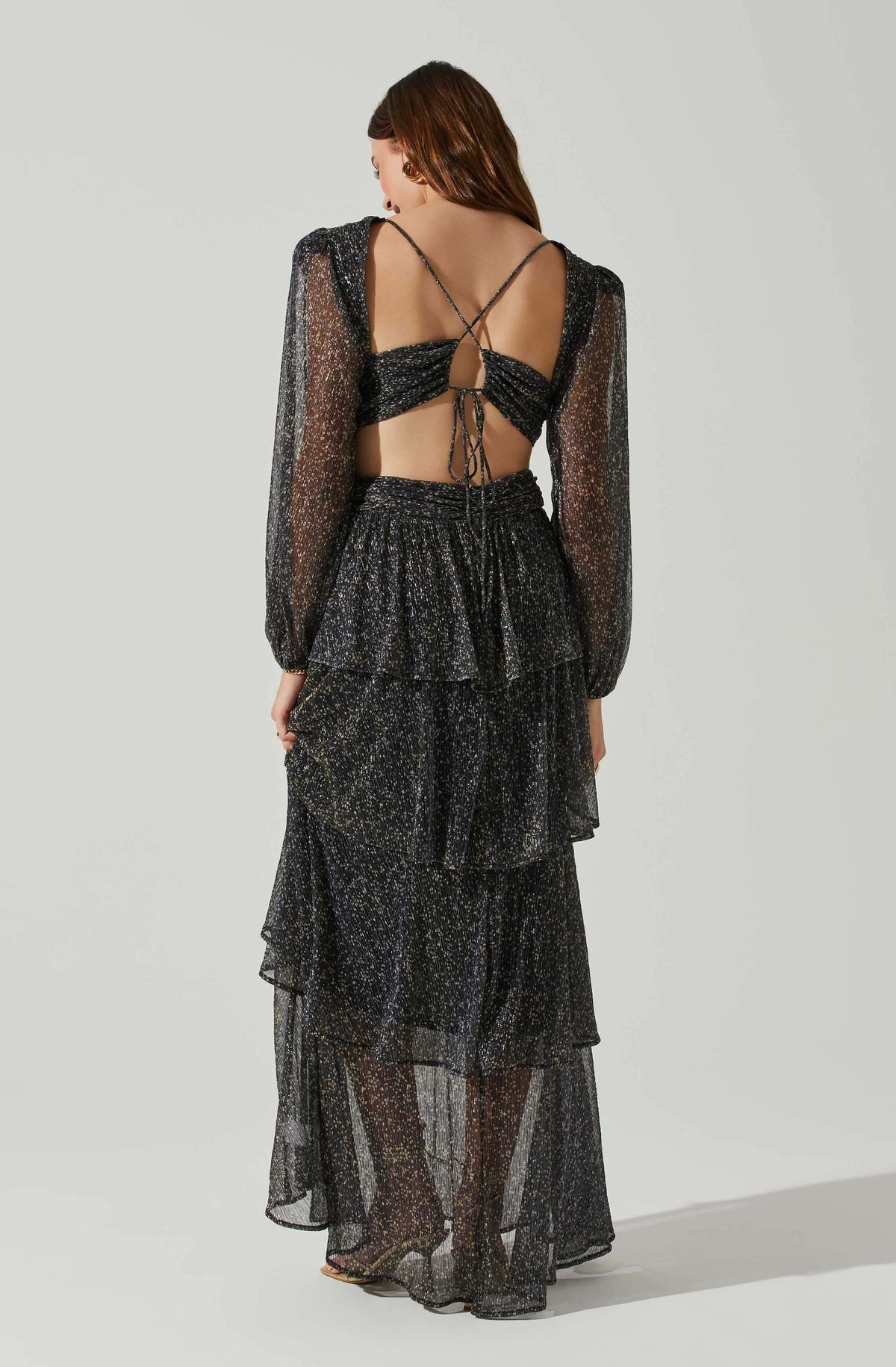 Anora Dress | Black Multi