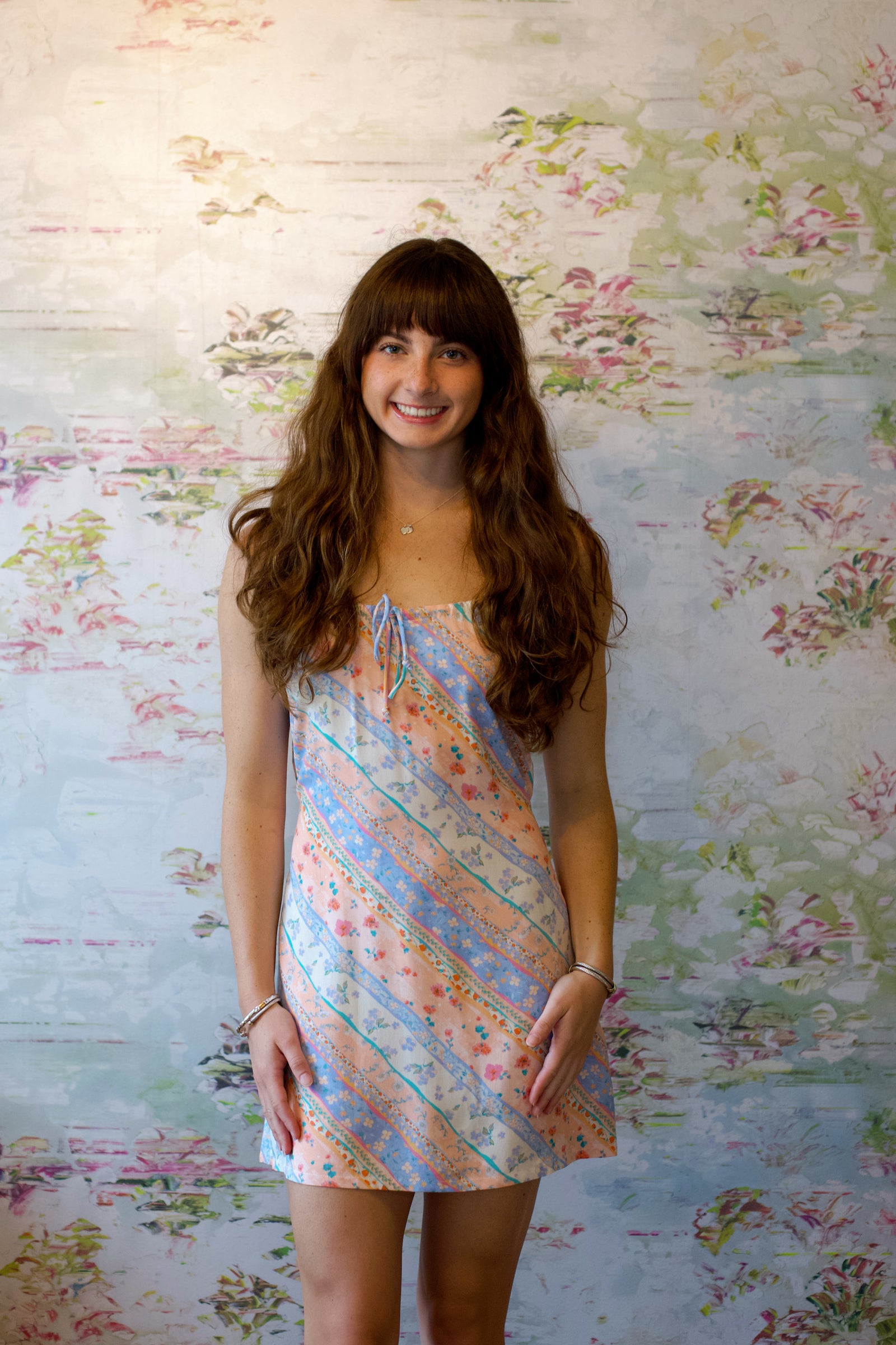 So Simple Mini Dress | Pale Peach