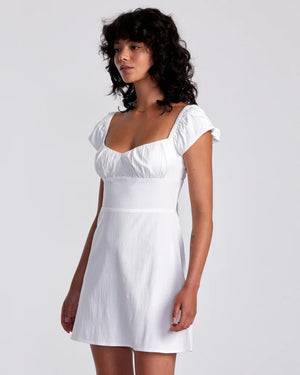Tess Dress | Whisper White