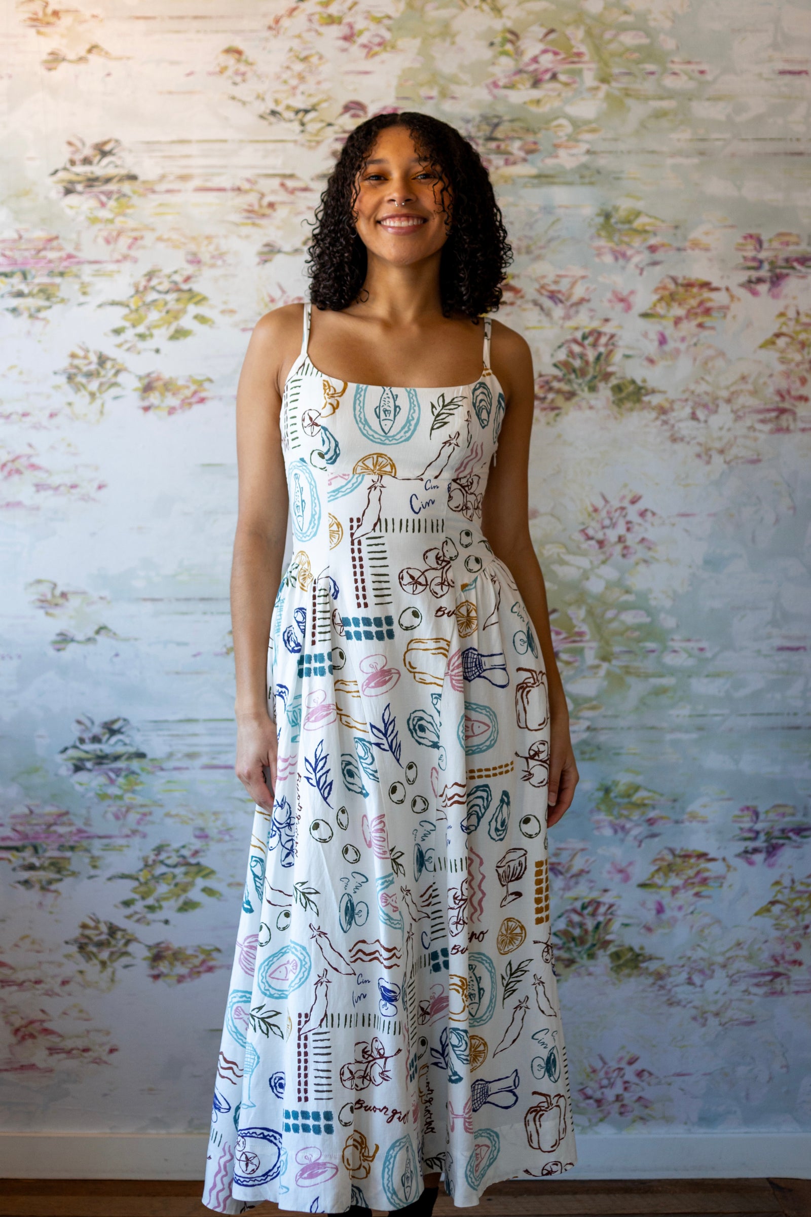 Ansley Dress | Off White Picnic