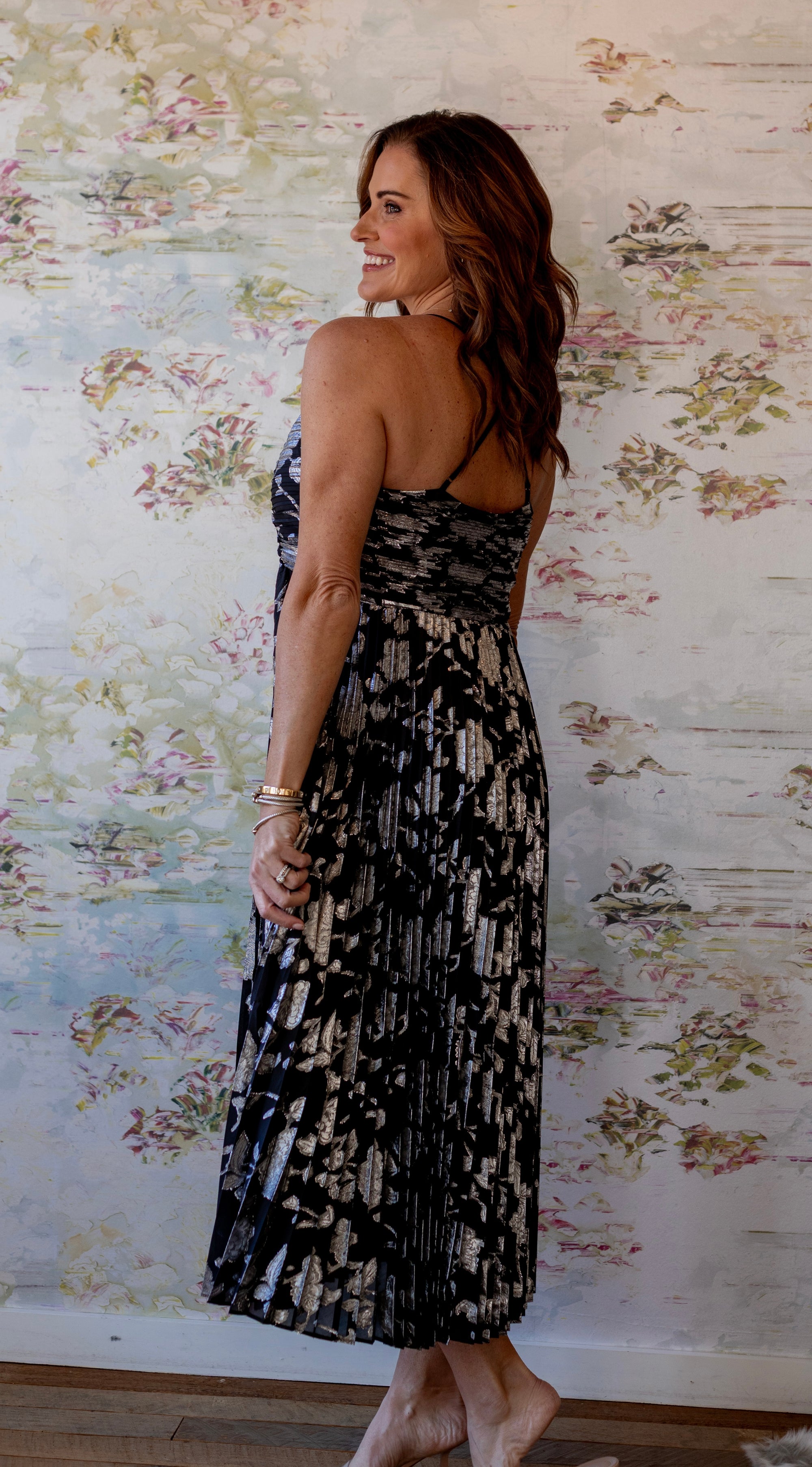 Saoirse Dress | Black Silver