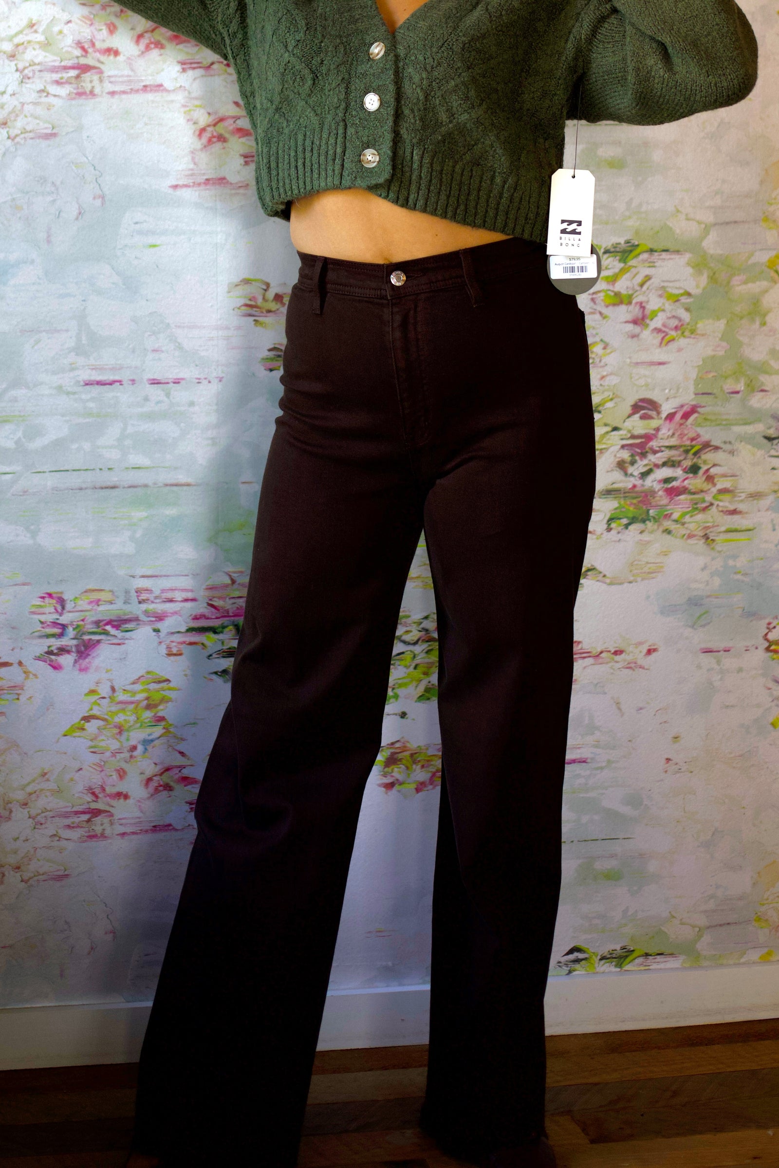 Penny High Rise Wide Leg | Mocha
