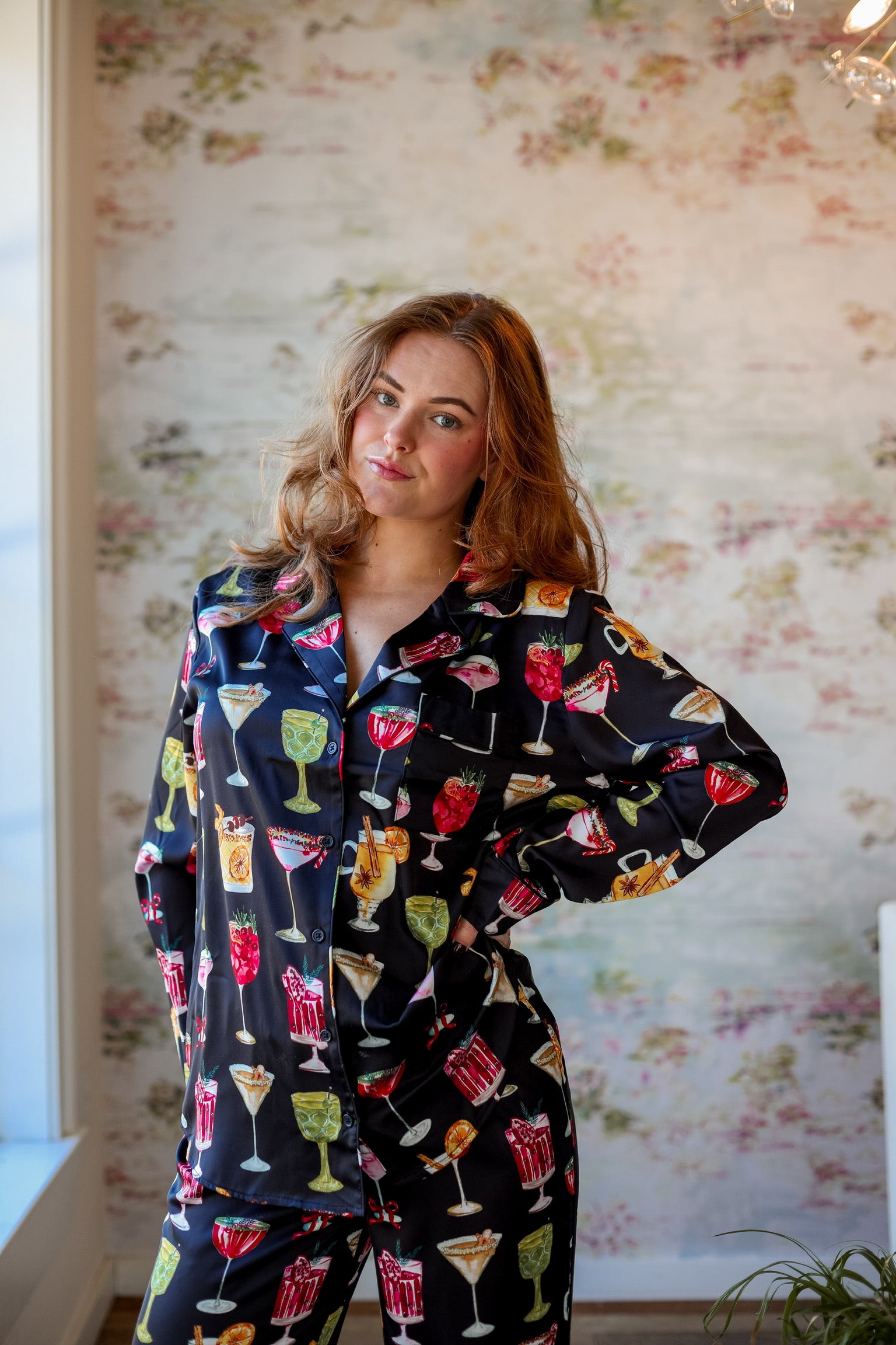 Classic PJ Set | Holiday Cocktails Silky