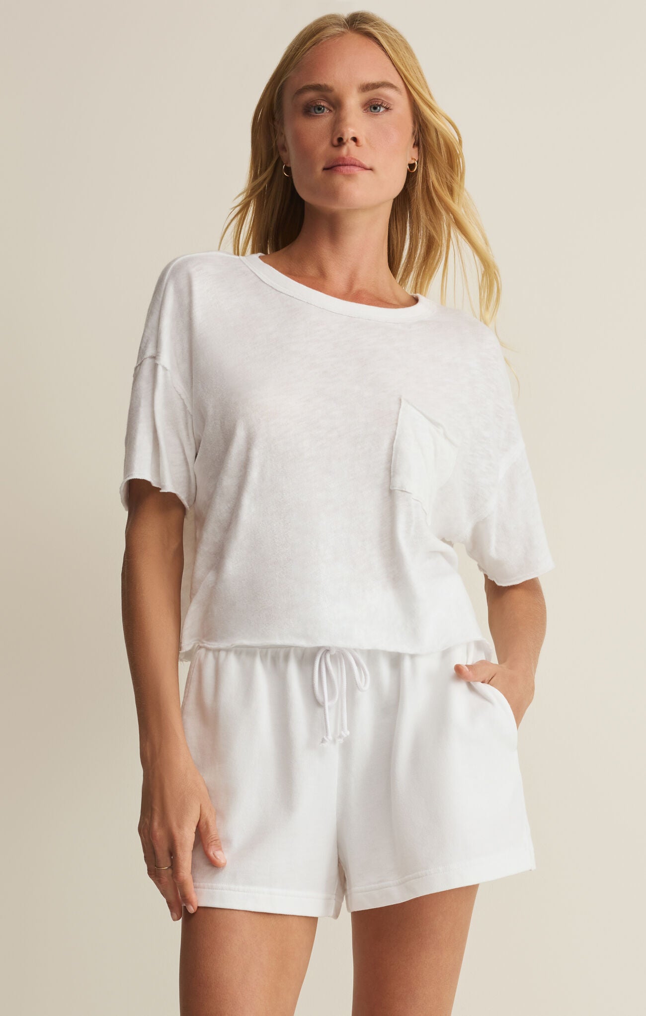 Everyday Pocket Tee | White