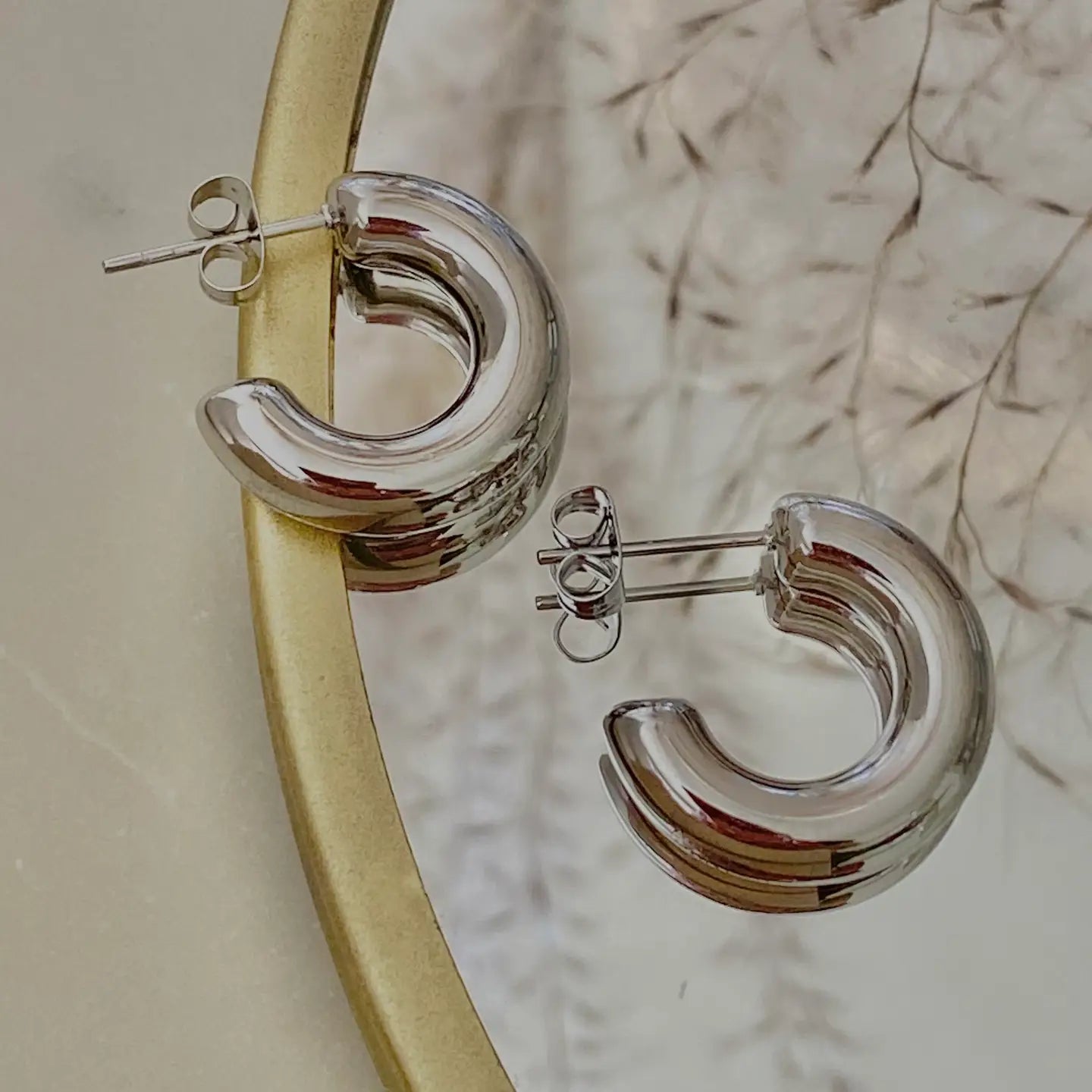 Silver Hoops | Bold 20mm Weightless Tarnish Resistant