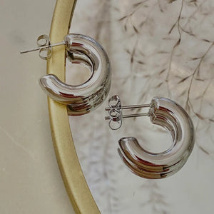 Silver Hoops | Bold 20mm Weightless Tarnish Resistant