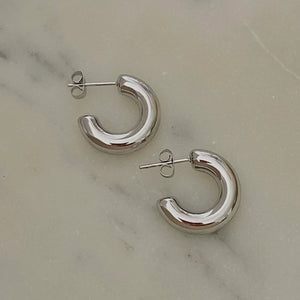 Silver Hoops | Bold 20mm Weightless Tarnish Resistant