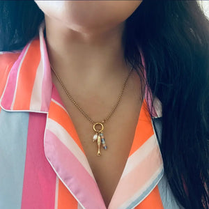Summer Necklace | Pendants Removable Fish Stones Pearl