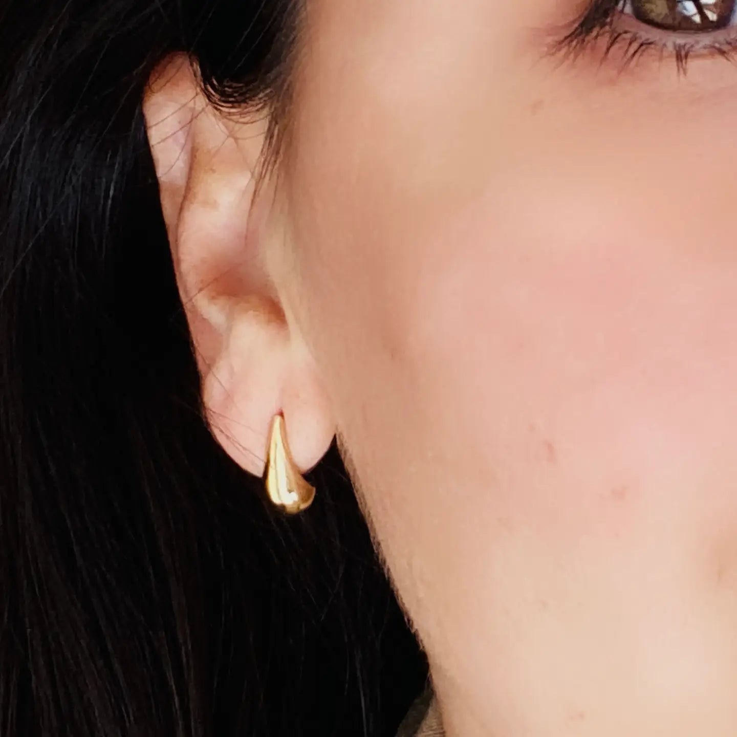 Teardrop Earrings | 18k Gold Filled Pear Shape Drop