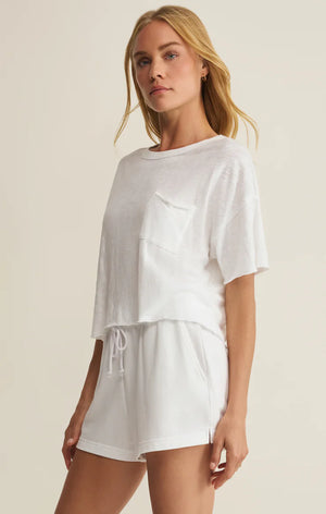 Everyday Pocket Tee | White