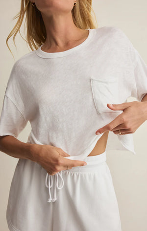 Everyday Pocket Tee | White