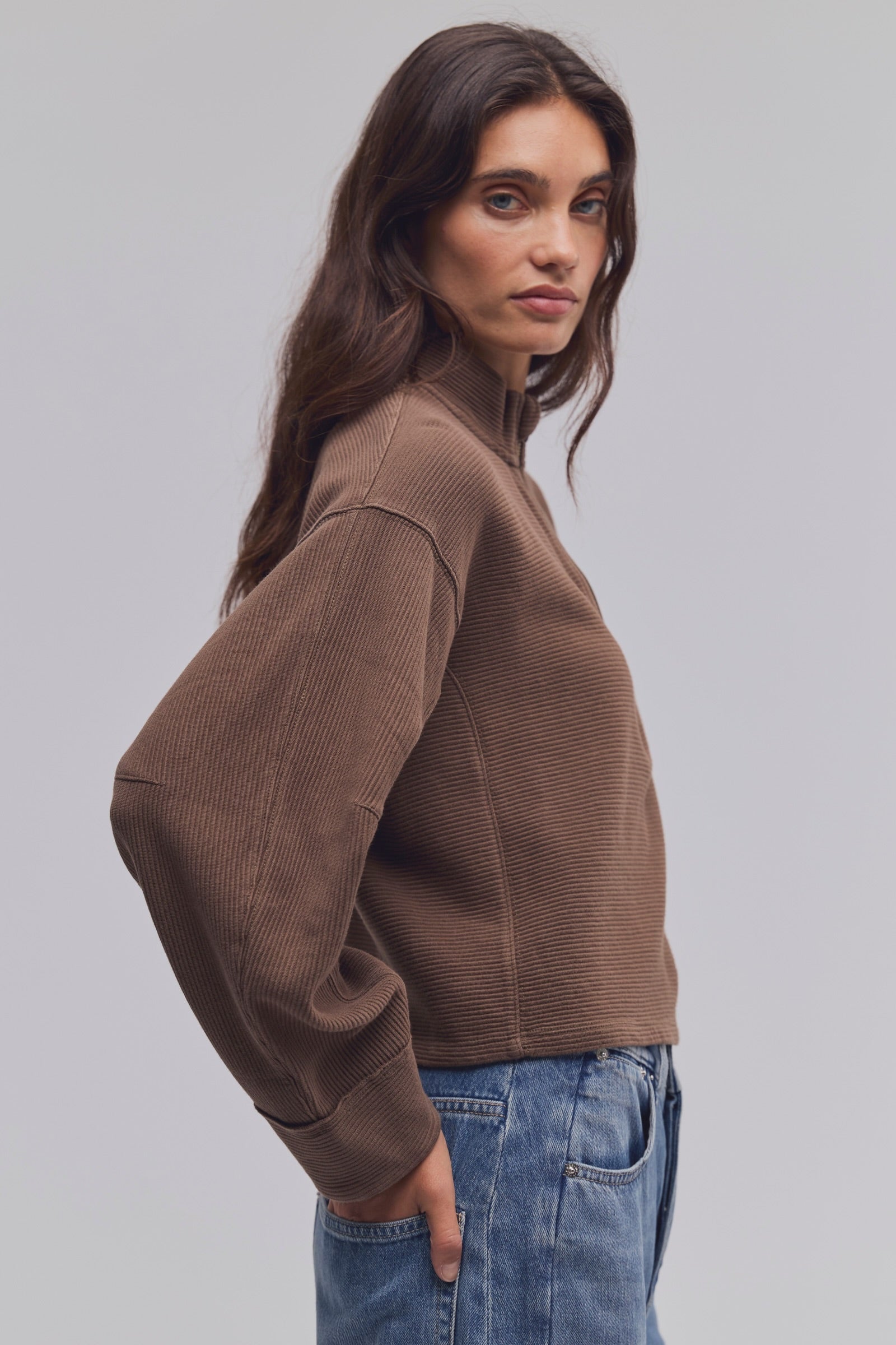 Celeste Quarter-zip | Teak