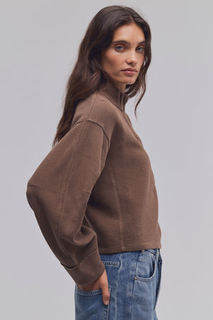 Celeste Quarter-zip | Teak