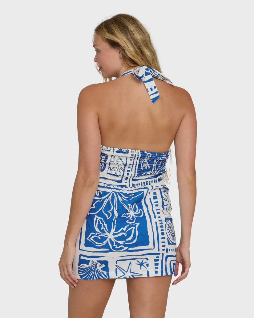 Sea Glow Mini Dress | True Blue