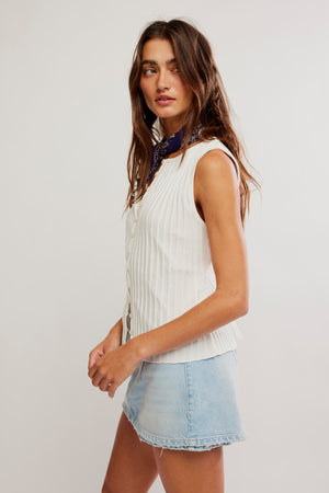 Tilly Vest | Ivory
