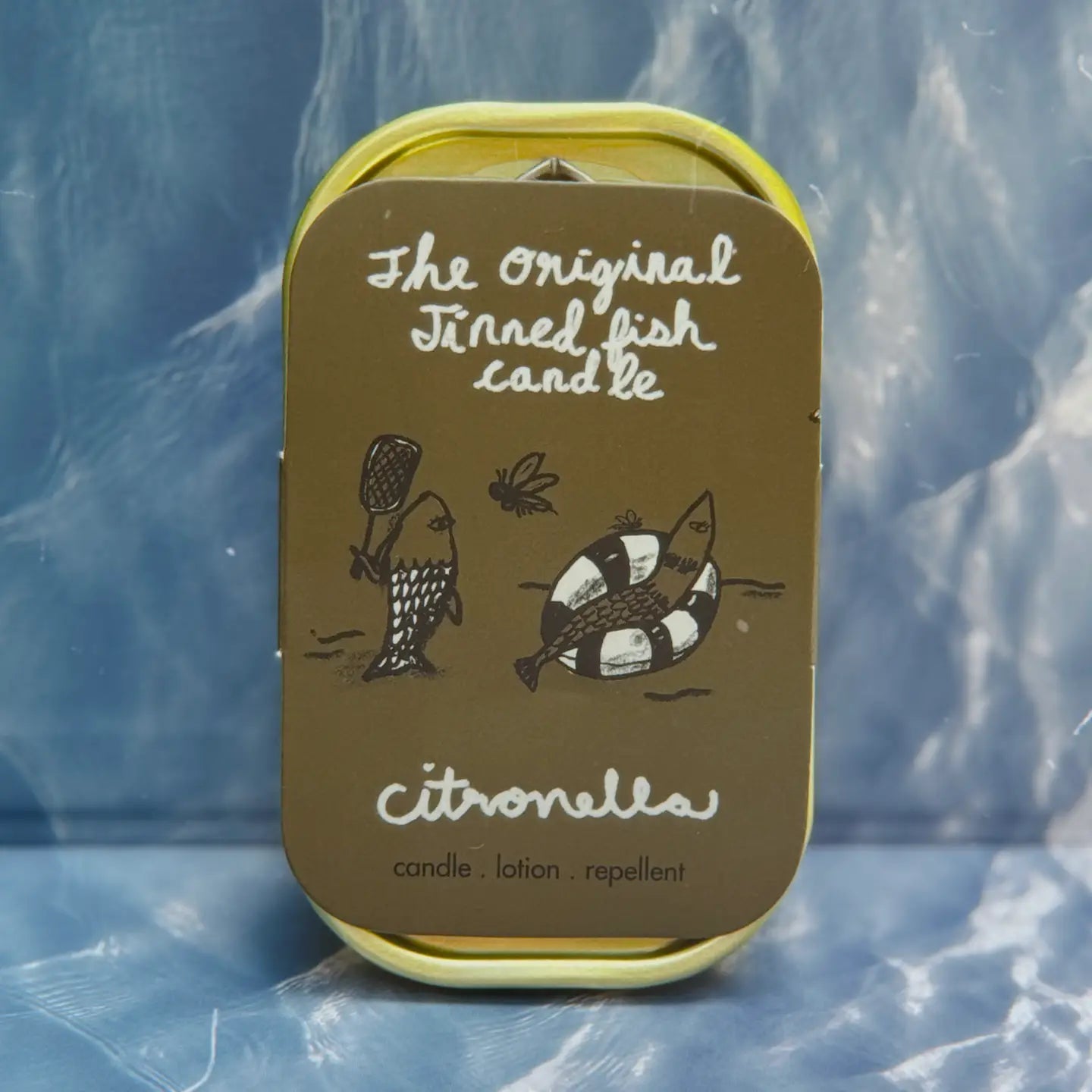 Tinned Fish Candle | Citronella Soy Wax Summer Gift