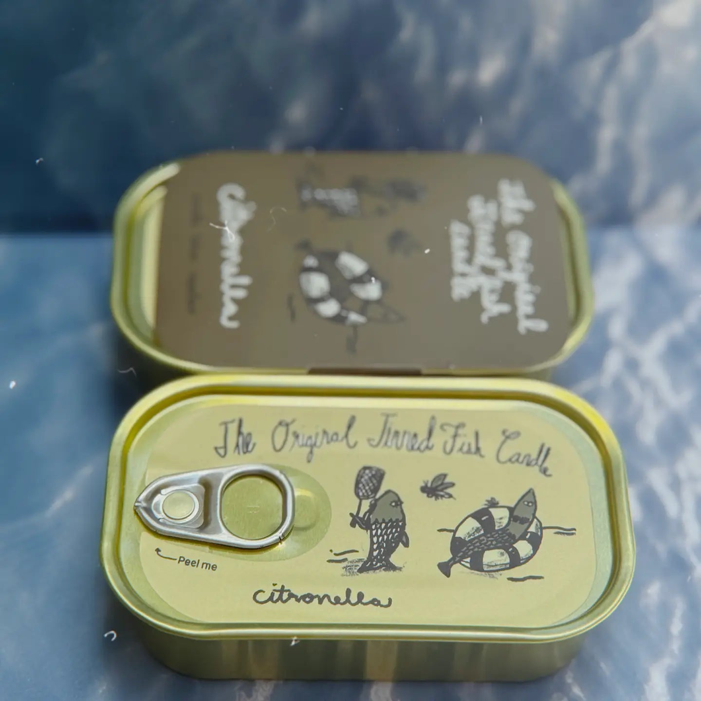 Tinned Fish Candle | Citronella Soy Wax Summer Gift