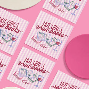 Hot Girls Book Club Napkins | Book Party, Bookish