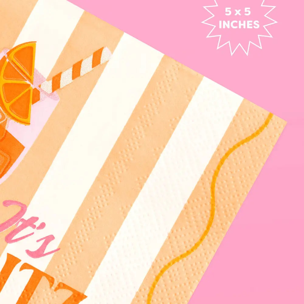 Spritz Napkins | Cocktail, Bachelorette, Bridal, Summer