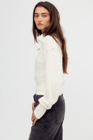 Tucked Henley Pullover | Sugar Swirl Combo