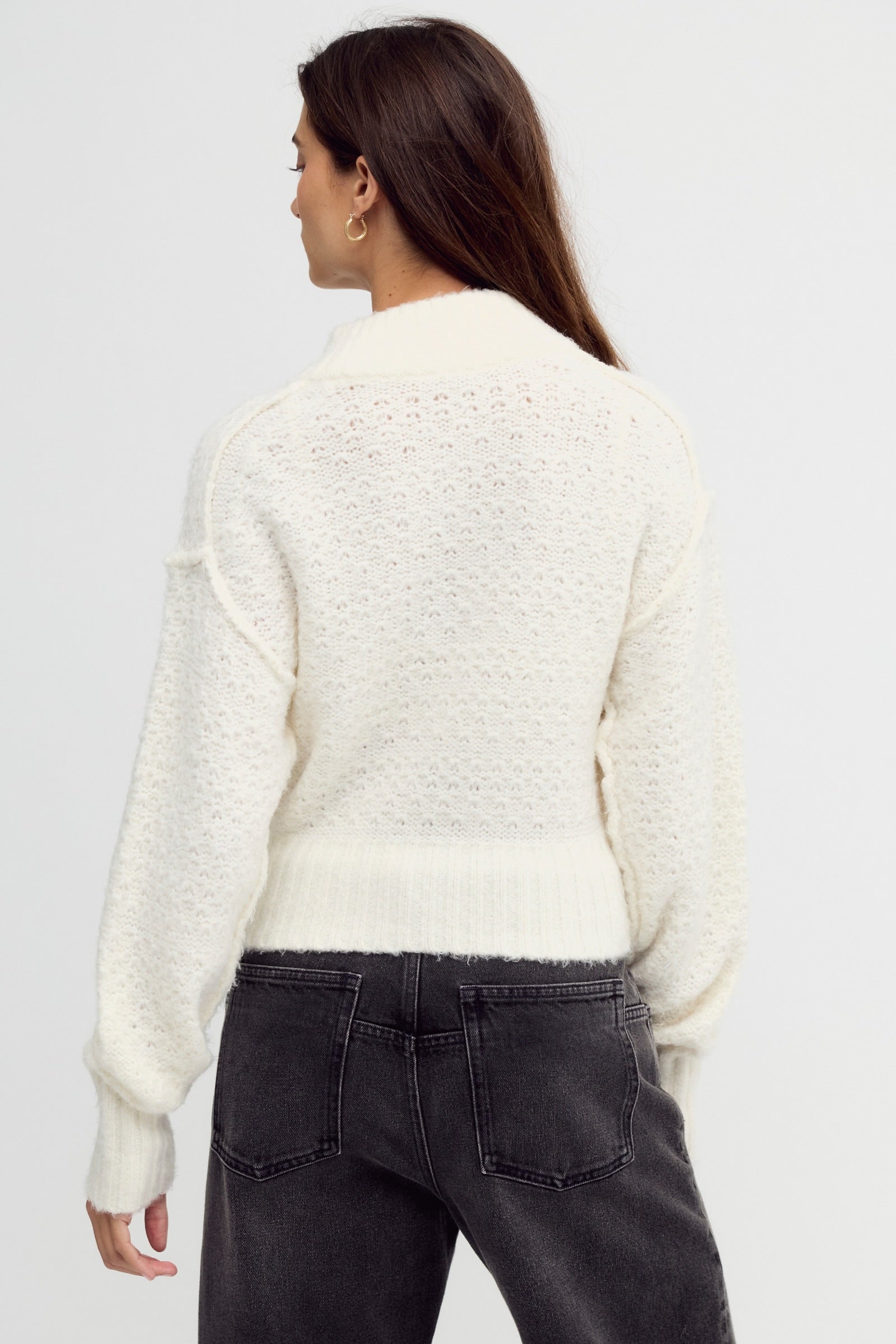 Tucked Henley Pullover | Sugar Swirl Combo