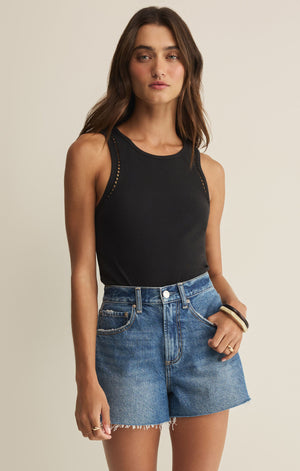 Boa Rib Tank | Black