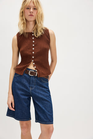 Tilly Vest | Honey Bronze