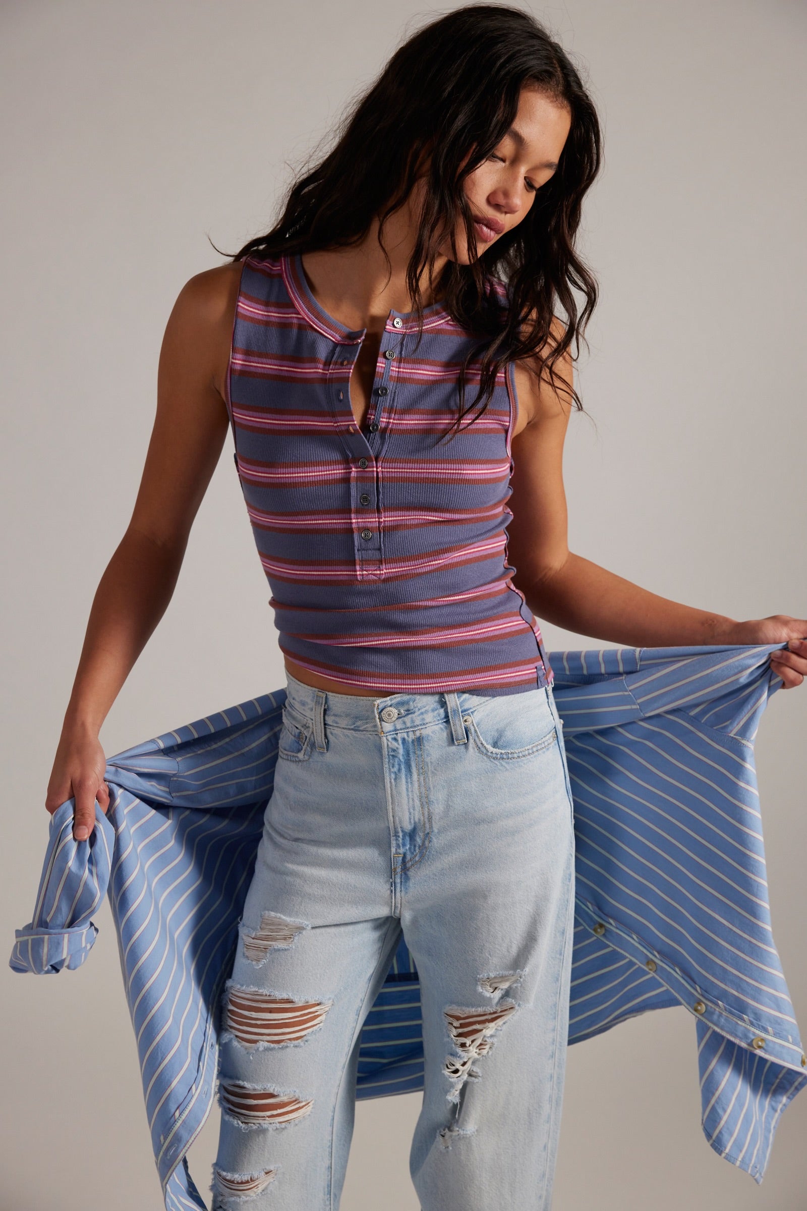 Jamie Henley Stripe | Navy Combo