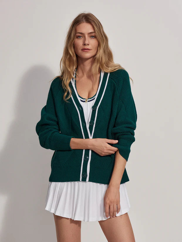 Dorset Relaxed Cardigan Knit | Forest