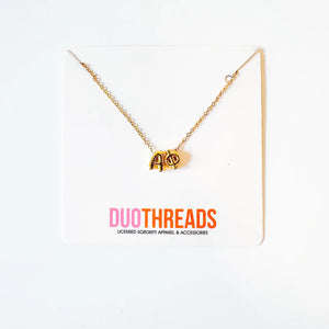 Bubble Letter Sorority Necklace | ALPHA CHI OMEGA