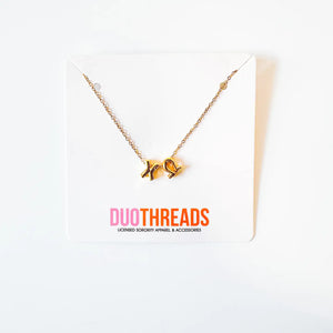 Bubble Letter Sorority Necklace | CHI OMEGA