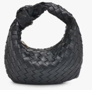 Tracy Woven Clutch | Black