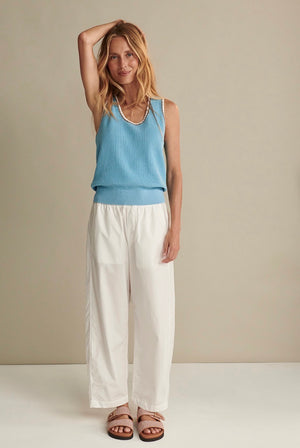 Higson Knit Vest | Air Blue