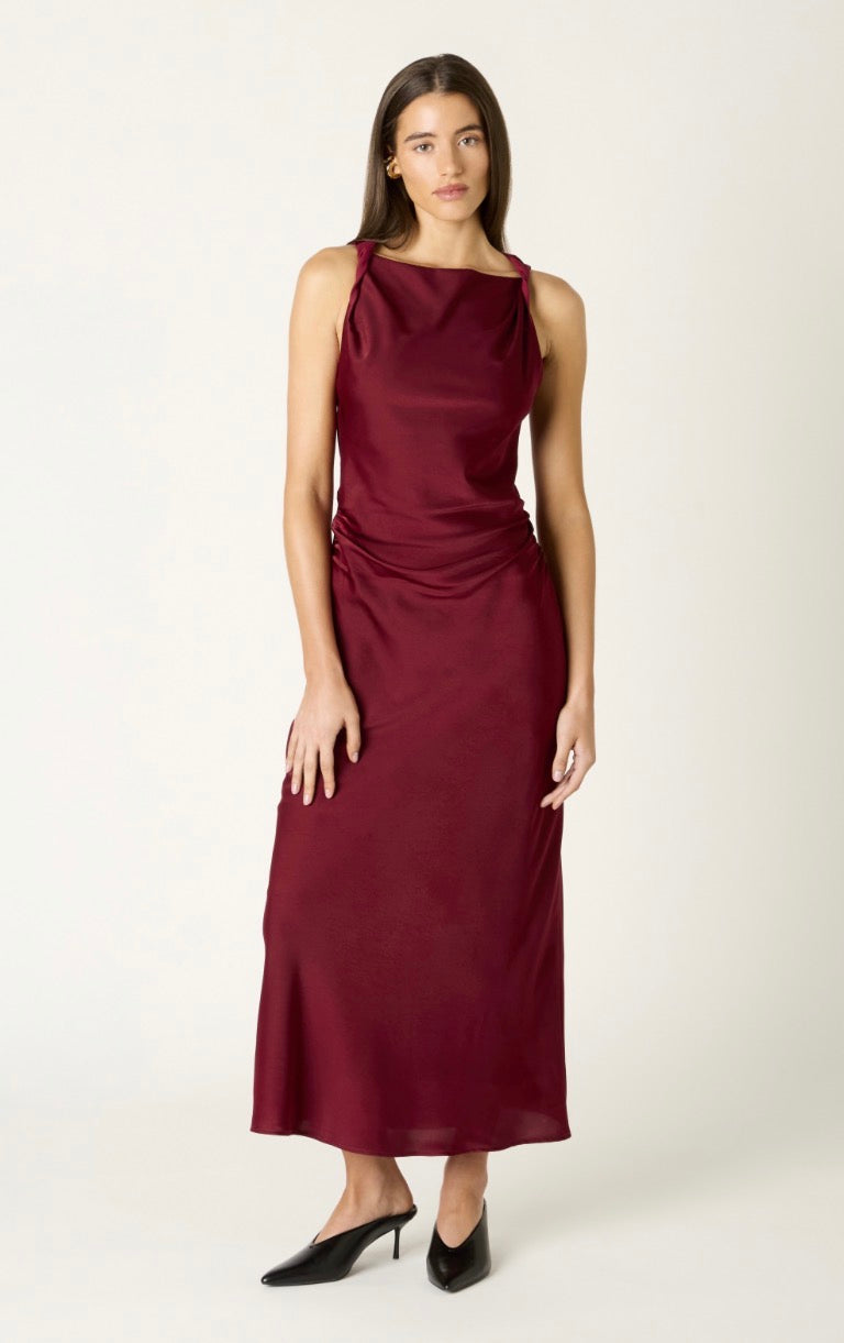 Meyer Dress | Oxblood