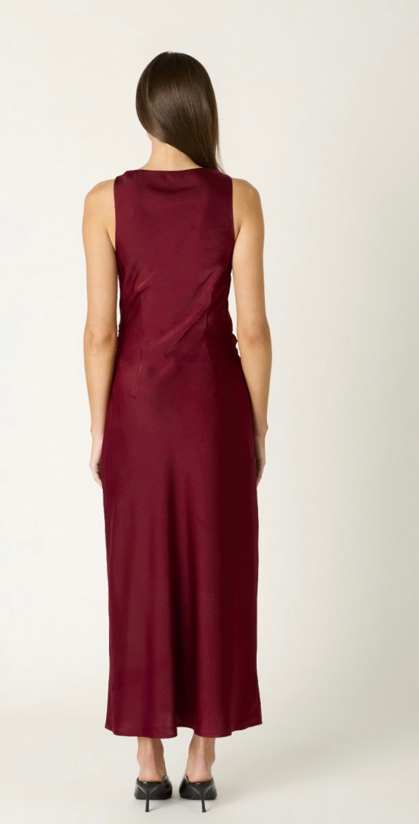 Meyer Dress | Oxblood
