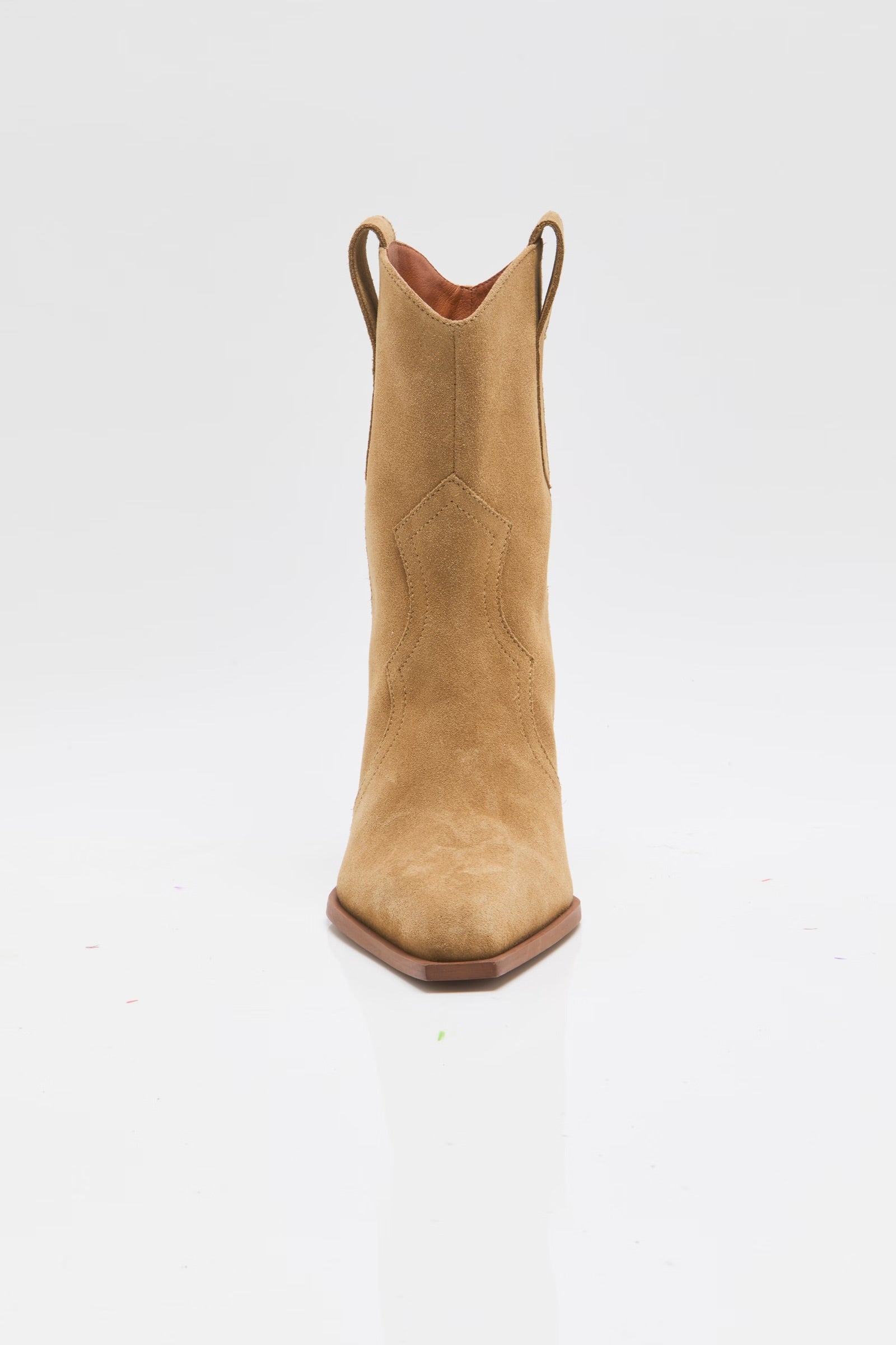 Cat Nap Cowboy Boot | Camel Suede